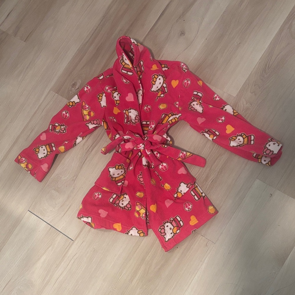 Hello Kitty bath robe for girl Sz XS